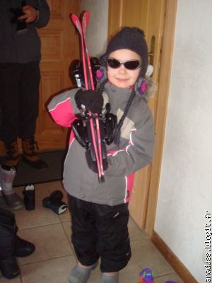 Le dimanche matin c parti pour mon 1er cour de ski !!!